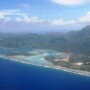 Huahine vu d'avion - Voyage et Plongée en Polynésie Française - Mes Carnets du Monde