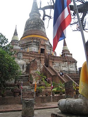 Entrée de Temple à Ayutthaya