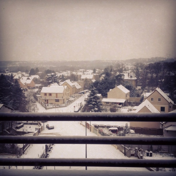 cergy sous la neige