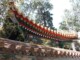 détails de toits d'un bâtiment à Pékin en Chine