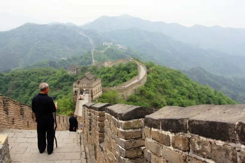 Marches et tours de guets de la Grande Muraille de Chine