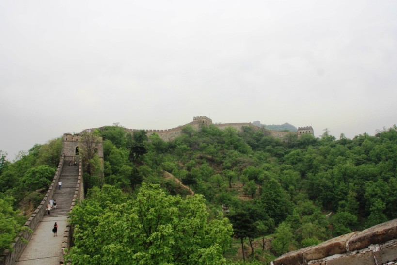 Grande Muraille de Chine dans la forêt