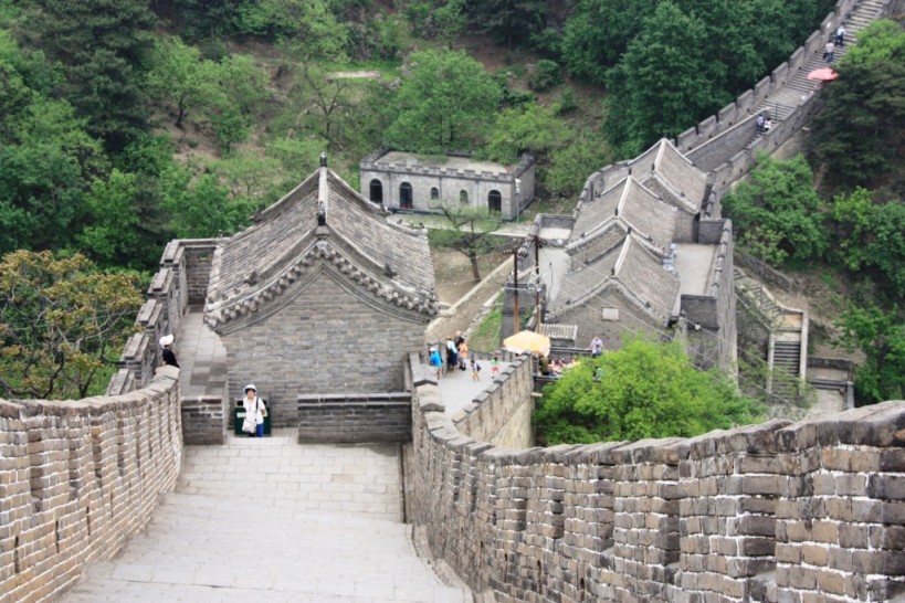 Marches de la Grande Muraille de Chine, site de Mutianyu