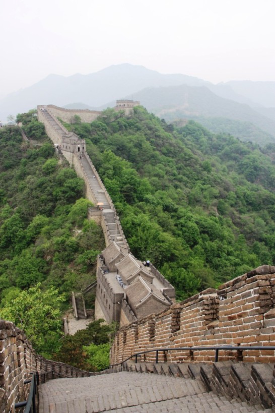 Marches de la Grande Muraille de Chine, site de Mutianyu