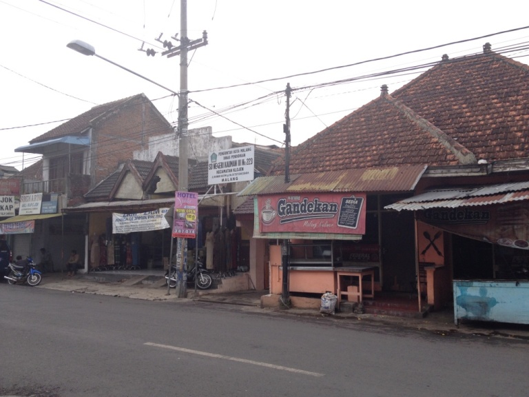 Maisons traditionnelle à Malang Indonésie