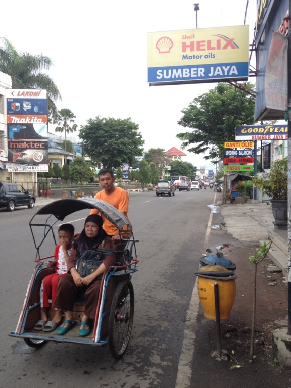 Transport traditionnel à Malang