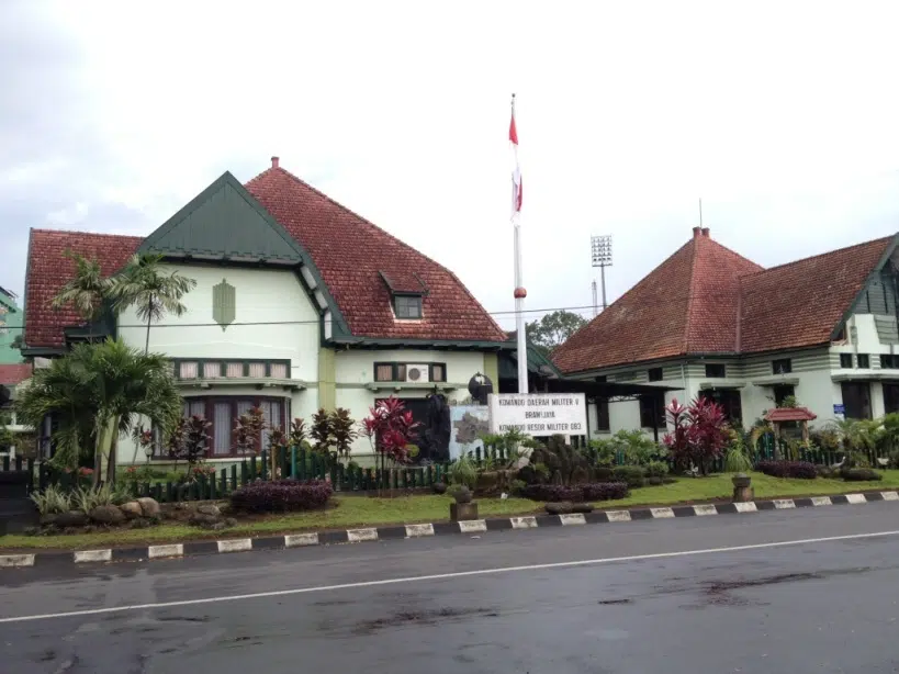 Maisons hollandaises à Malang