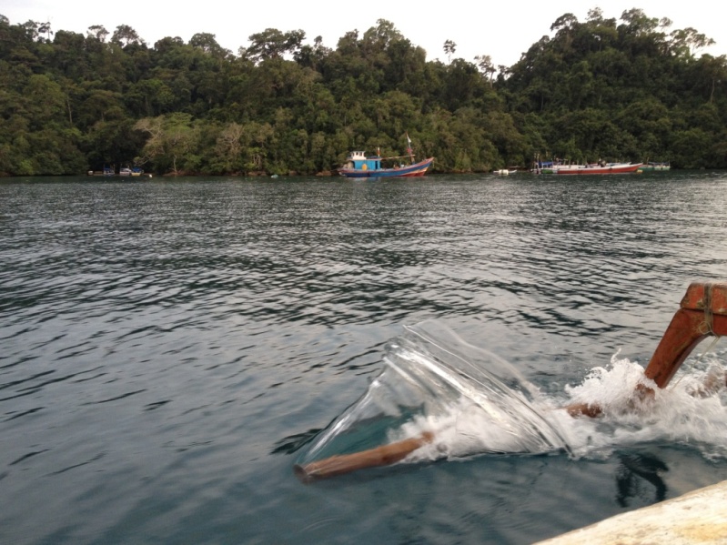 Traversée en bateau, en Indonésie