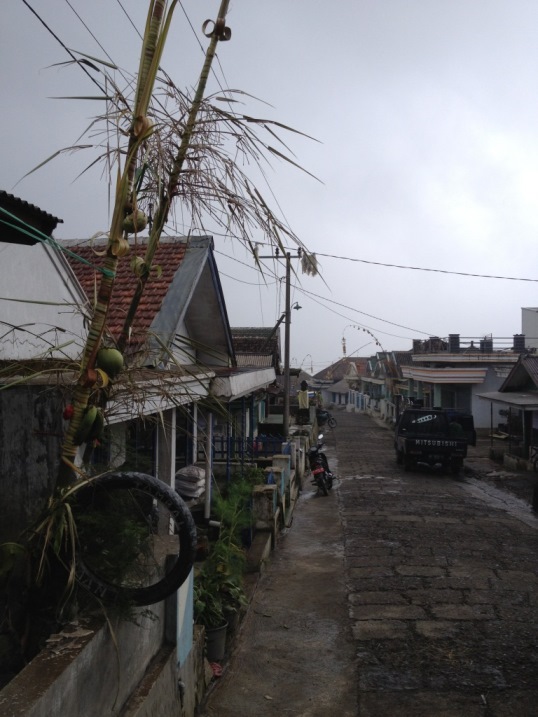 Rue du Village Ngadas au Mont Bromo