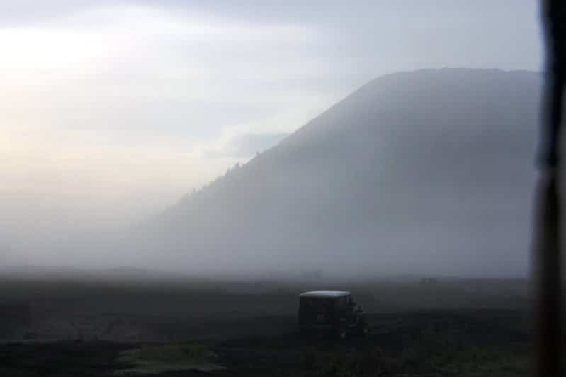 Mont Bromo dans la brume