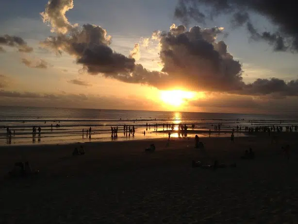Coucher de Soleil à Kuta Beach