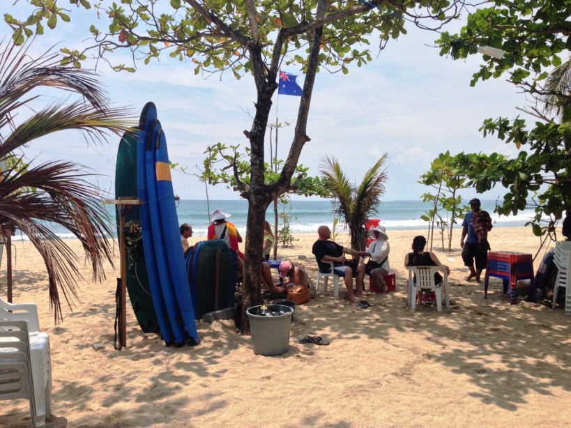 Massages sur la plage de Kuta Beach à Bali