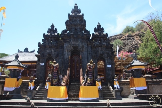 Porte entrée Temple Bénédiction Temple à Bali
