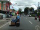 Transport en side car à Bali