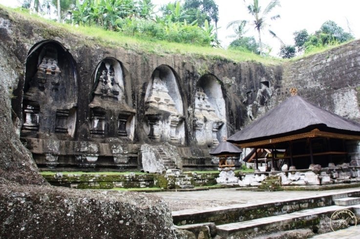 Gunung Kawi Temple creusé dans la roche à Bali