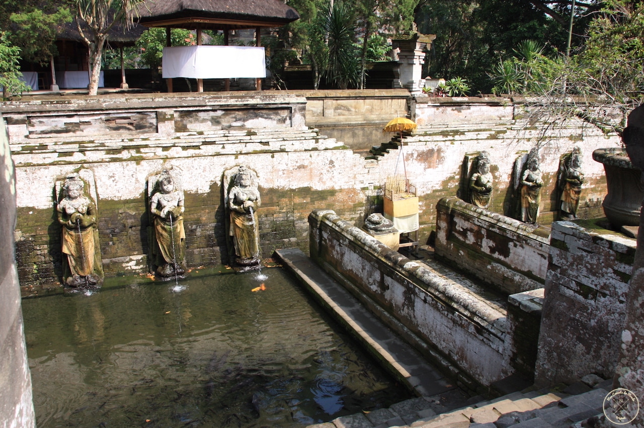 Temple de Goa Gajah à Bali, Indonésie - Les bassins - Mes Carnets du Monde