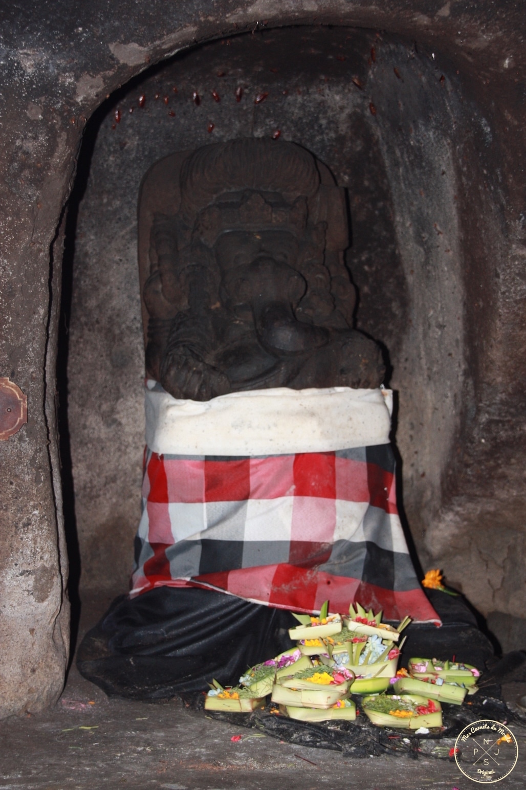 Temple de Goa Gajah à Bali, Indonésie - Ganesh - Mes Carnets du Monde