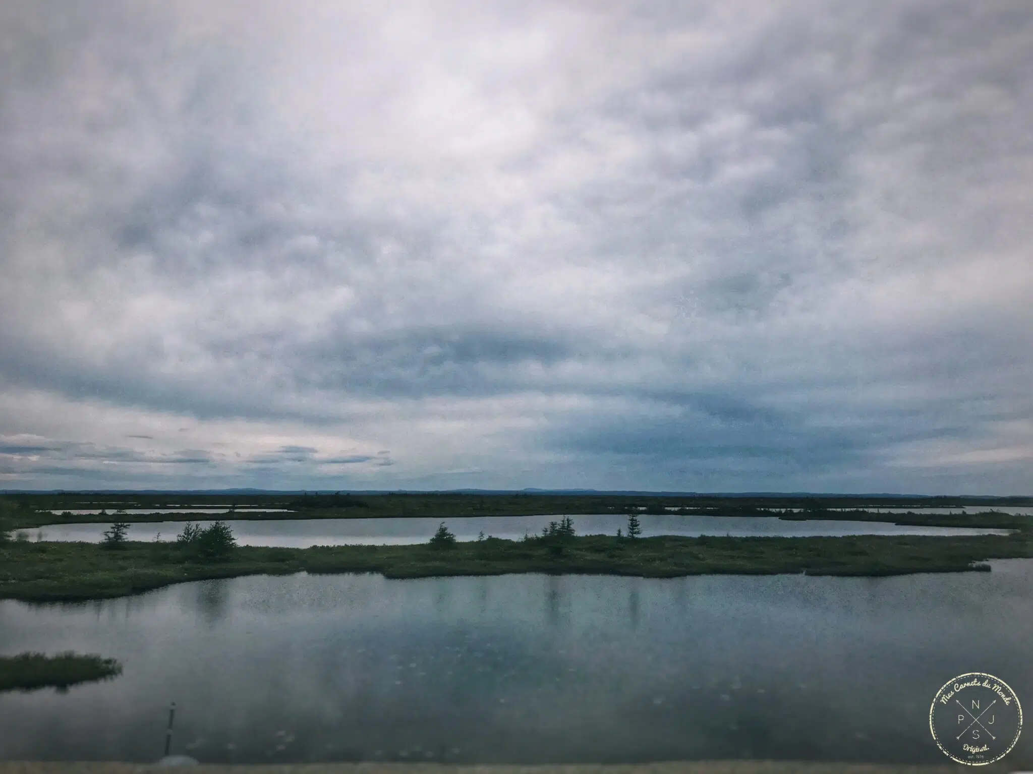 Tourbières en bord de route au Québec