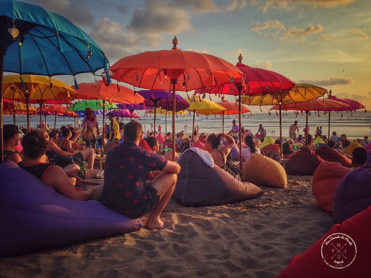 Coucher de soleil à Bali (Séminyak) en Indonésie