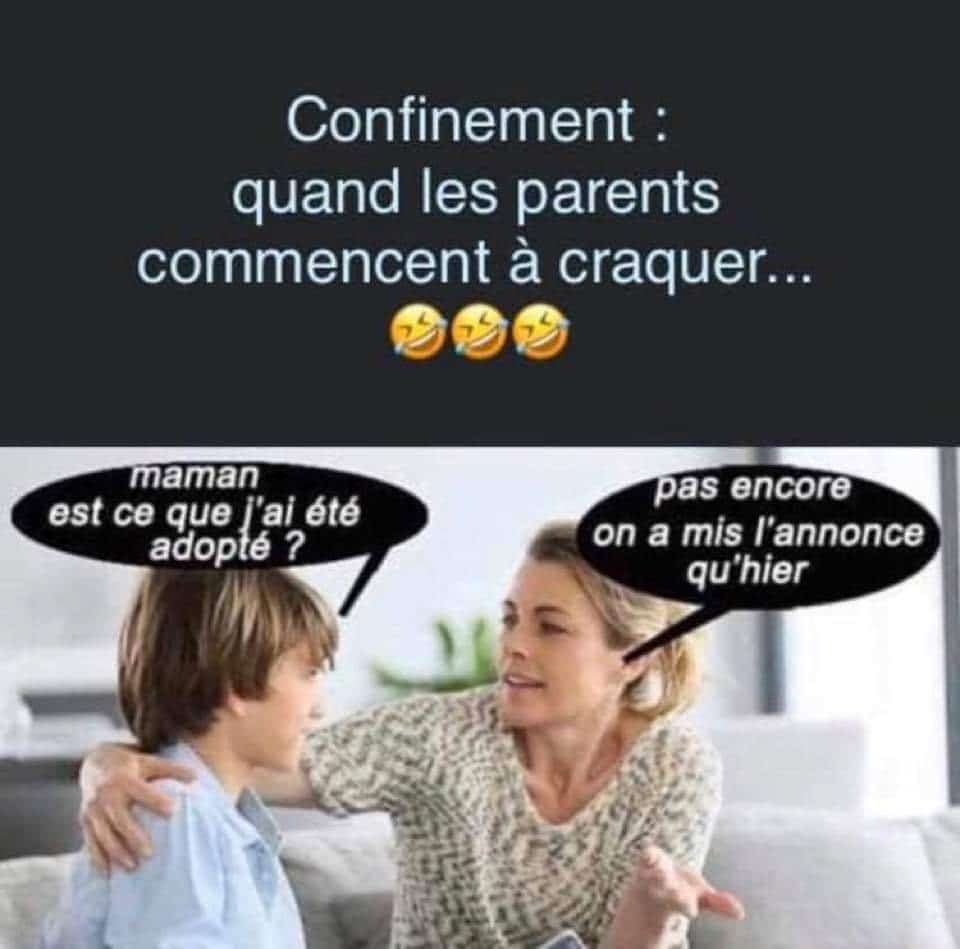 Humour : Adoption enfant confinement