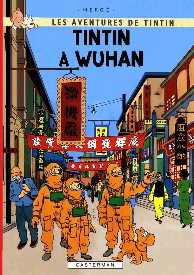 Coronavirus - Tintin à Wuhan - Mes Carnets du Monde