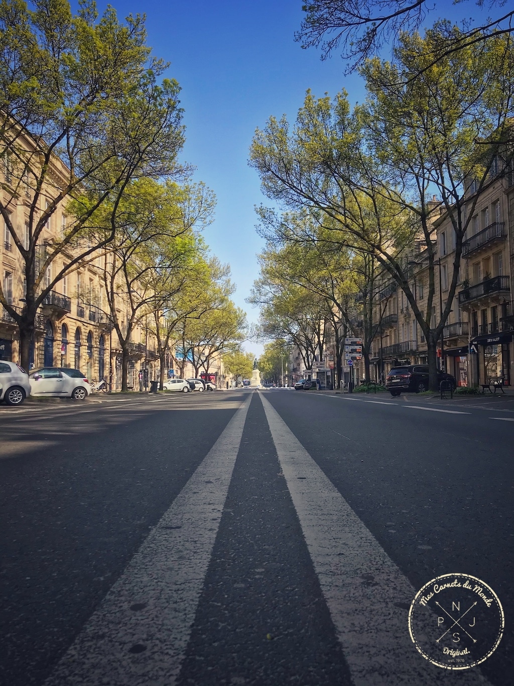 Cours Clémenceau Bordeaux - Coronavirus - Mes Carnets du Monde