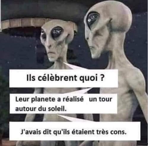 Extraterrestres - nouvelle Année 2020