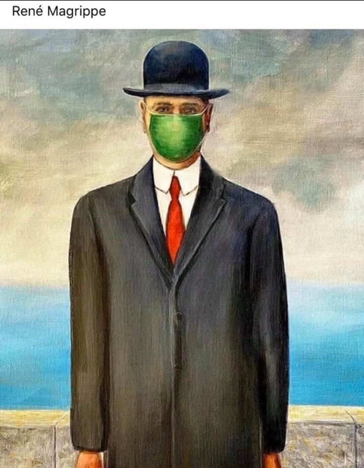 René Magrit - Humour Coronavirus