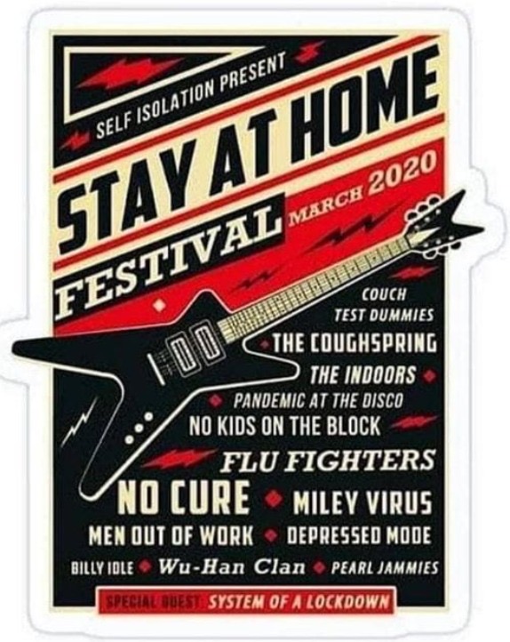 Affiche du Festival de musique Stay At Home