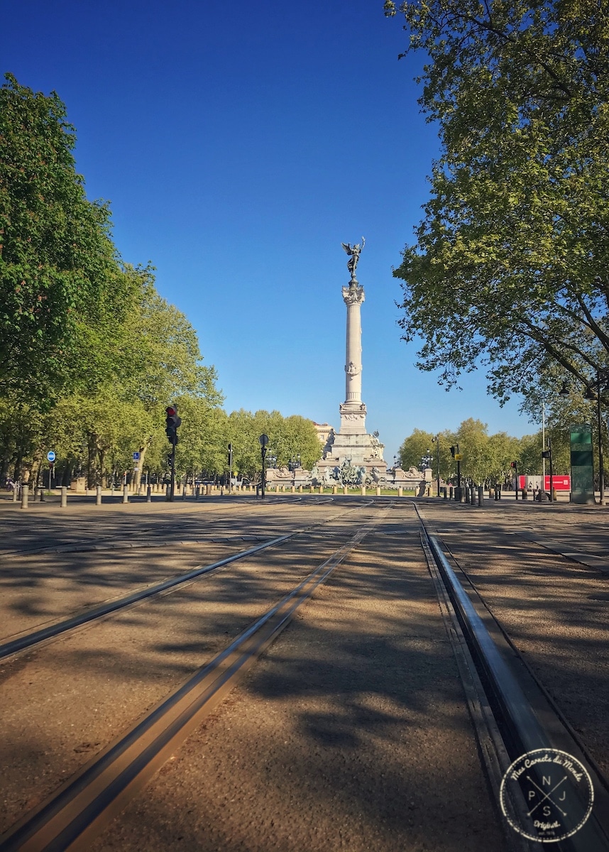 Colonne des Girondins à Bordeaux- Mes Carnets du Monde