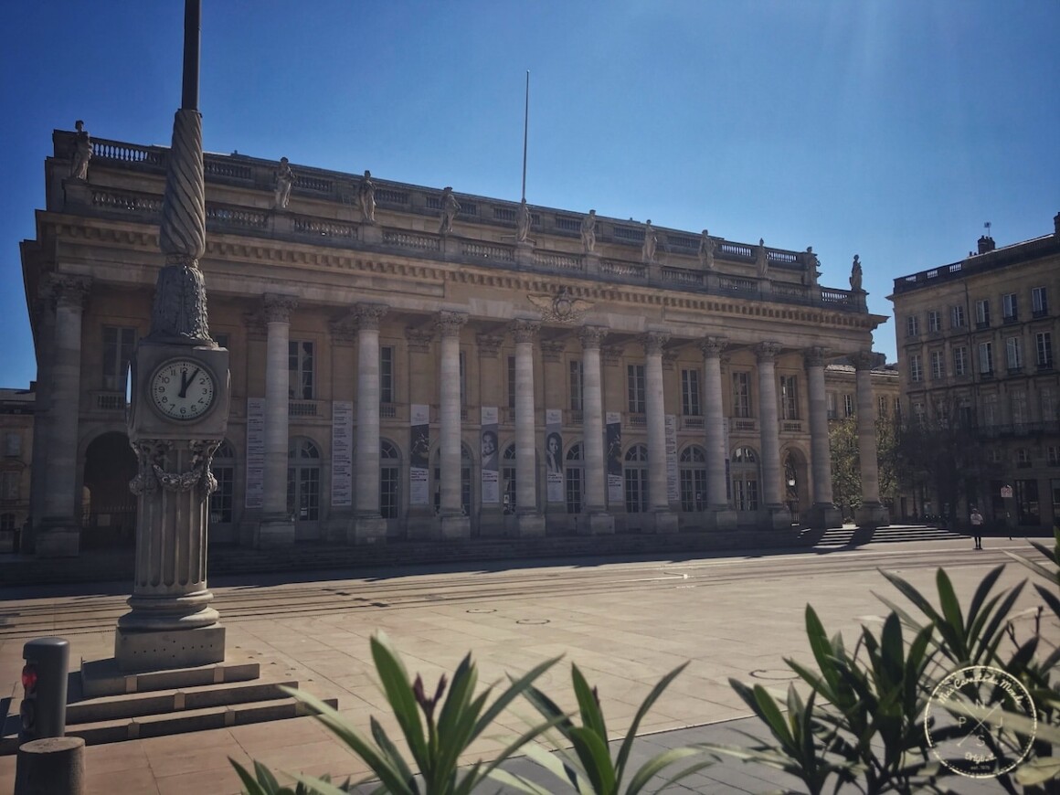 Place de La Comédie et Grand Théâtre Bordeaux - Coronavirus - Mes Carnets du Monde