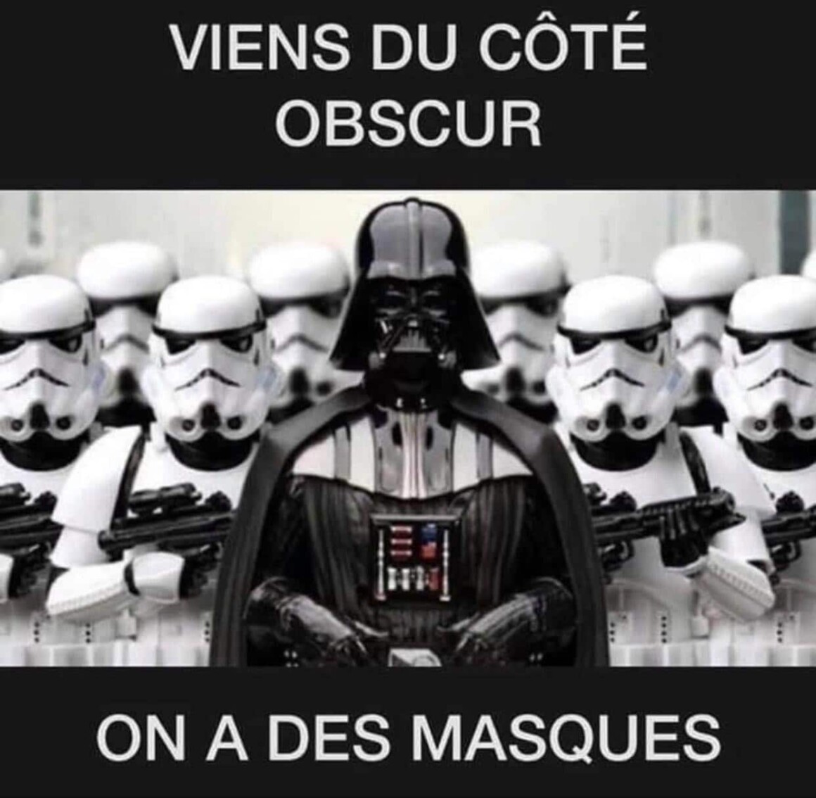 Masques Star Wars - Côté Obscur - Confinement Coronavirus 2020