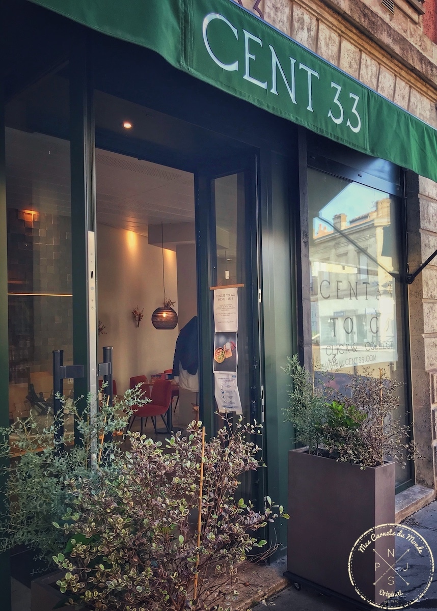 Restaurant Cent 33 Façade à Bordeaux - Confinement avril 2020 - Coronavirus - Mes Carnets du Monde