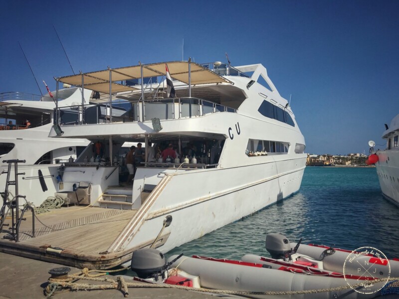 Le bateau pour la croisière Plongée en Egypte