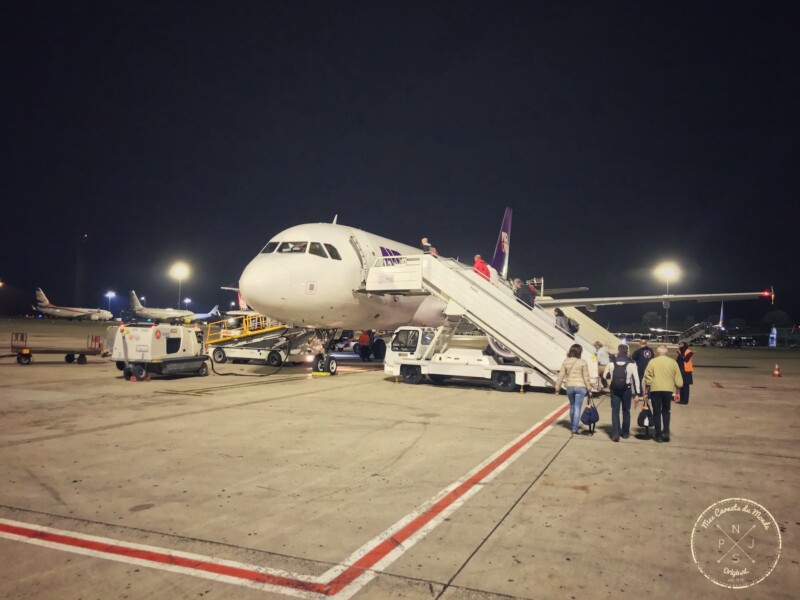 Embarquement à Roissy sur Air Cairo, départ pour l'Egypte