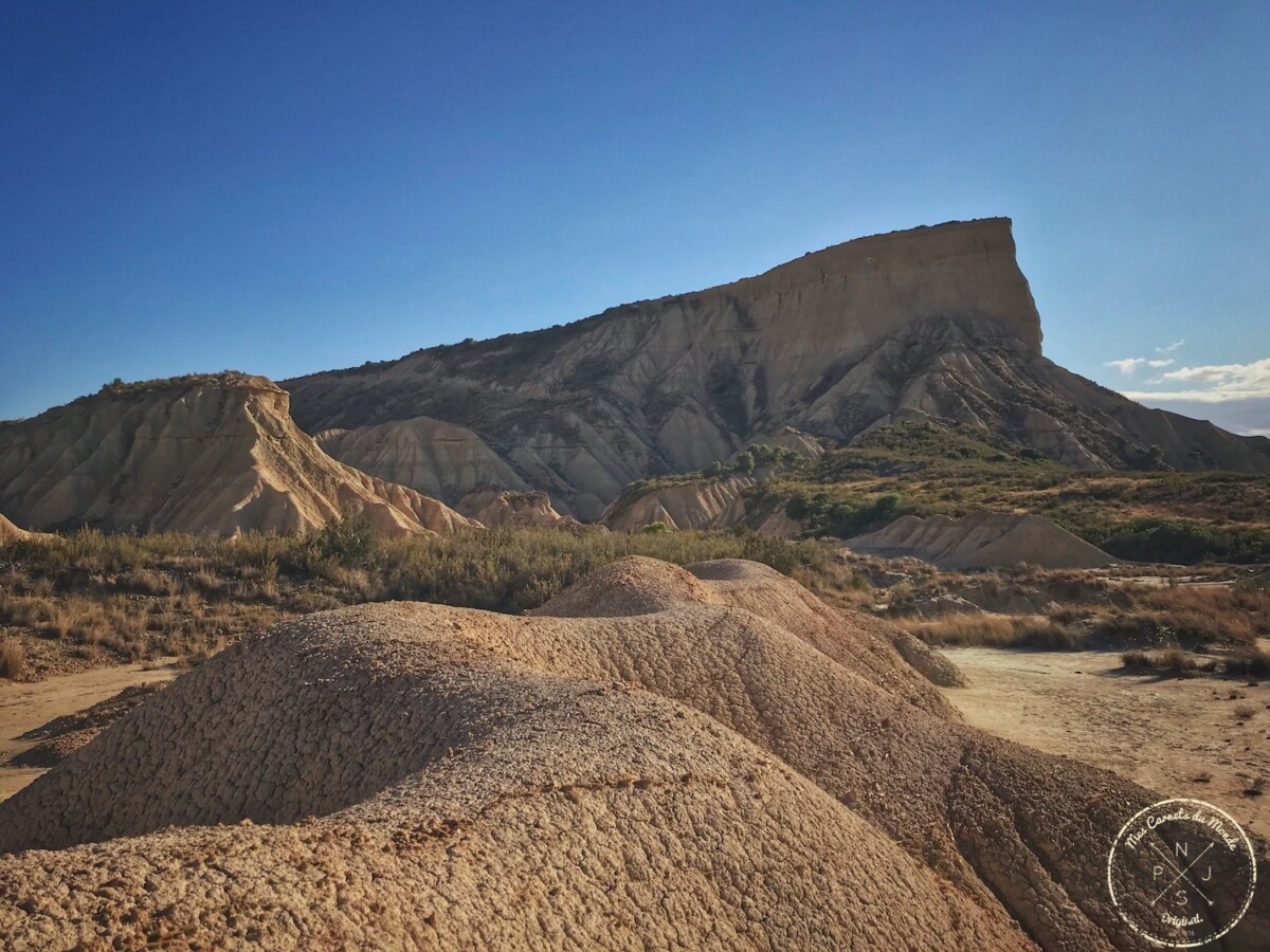 El Rallon - Table Mountain dans les Bardenas Reales en Espagne