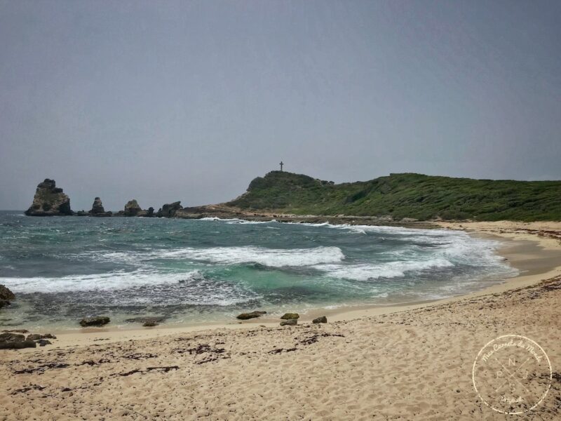 Plage à la pointe des Châteaux en Guadeloupe