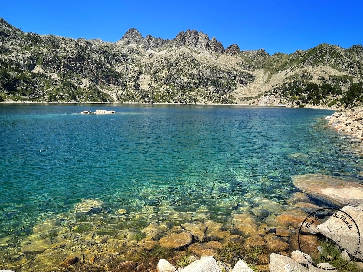 Randonnée Lac de Gréziolles, Randonnée au Lac de Gréziolles jusqu’au refuge de Campana : ça se Corse en Haute-Pyrénées, entre La Mongie et Saint Lary., Mes Carnets du Monde